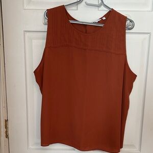 Reitmans Sleeveless Terracotta Blouse